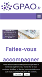 Mobile Screenshot of gpao.fr